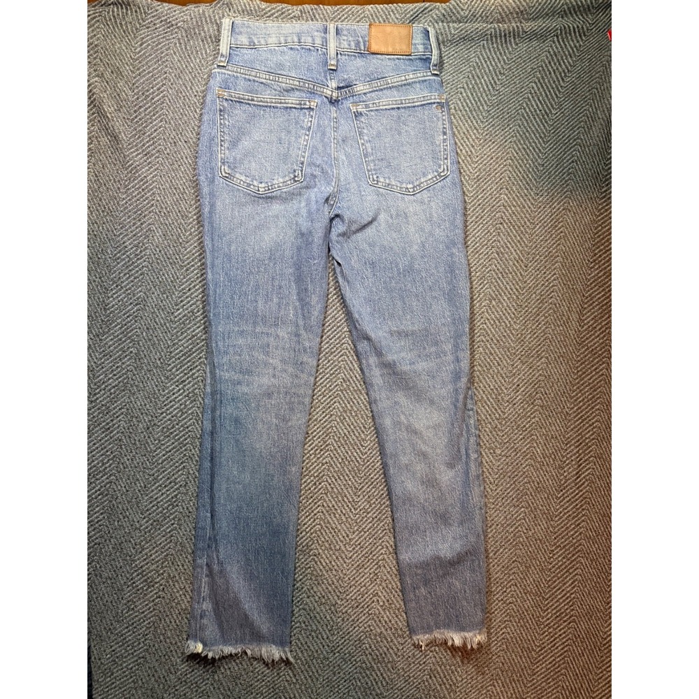 Madewell The Perfect Vintage Jean Womens 24 Light Blue High Rise Tapered Denim - Picture 6 of 8